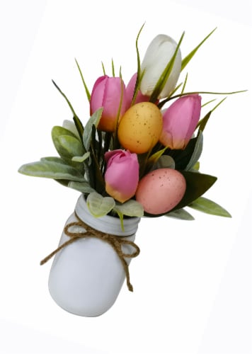 Holiday Home Easter Floral Decor Perspective: right