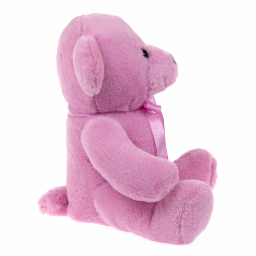 Holiday Home Teddy Bear Plush - Pink Perspective: right