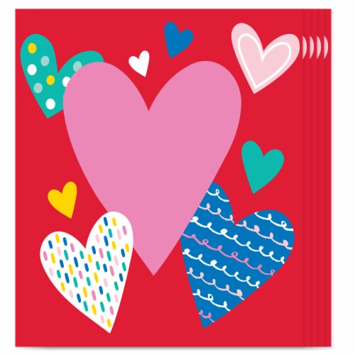 Holiday Home Valentine's Spring Floral Cocktail Napkins Perspective: right