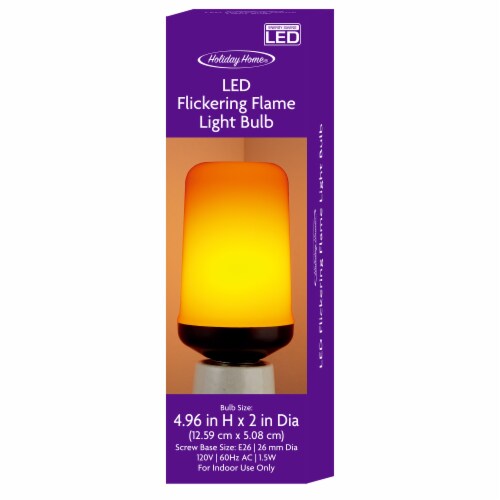 Holiday Home Halloween LED Flickering Flame Light Bulb Perspective: right