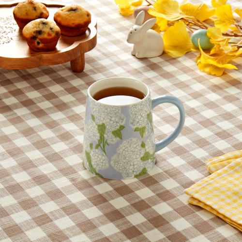 Sewing Down South Ceramic Mug - Hydrangea Perspective: right