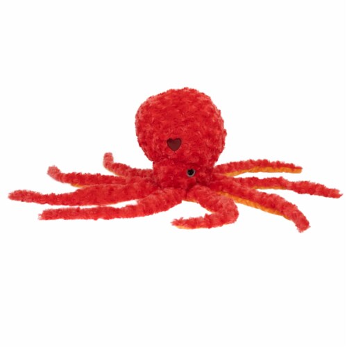 Holiday Home 26.5 Inch Orange Octopus Plush Perspective: right