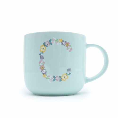Holiday Home® Easter Blue Easter Monogram Mug Perspective: right