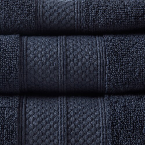 Modavari Turkish Bath Towel - Indigo Perspective: right