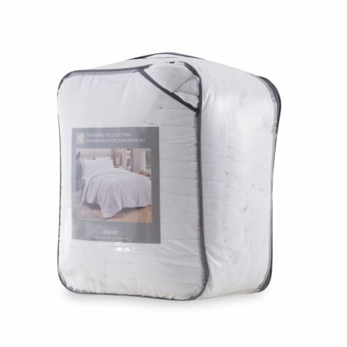 HD Designs® Brooklyn Collection Dobby Ribbed Comforter Perspective: right