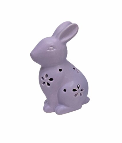 Holiday Home Light Up Bunny - Purple Perspective: right