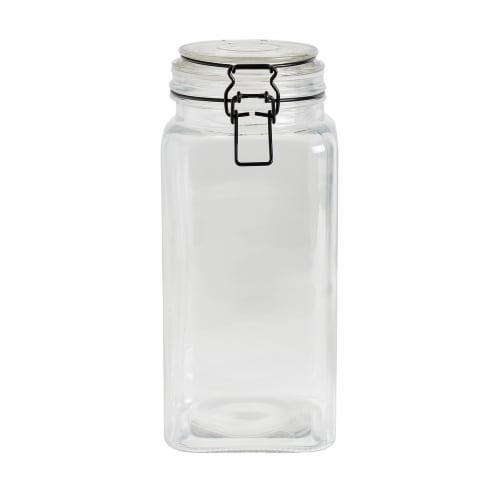 Dash of That Essentials Glass Clamp Jar - Set of 4 Perspective: right