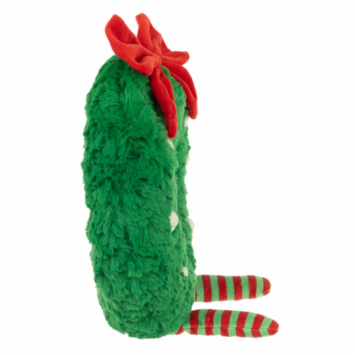 Holiday Home Christmas Wreath Character Plush Perspective: right