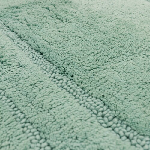 Mohawk Home Modavari Turkish Countour Bath Rug  - BLUE SURF Perspective: right