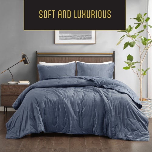 Modavari® Home Fashions Shams - Blue Perspective: right