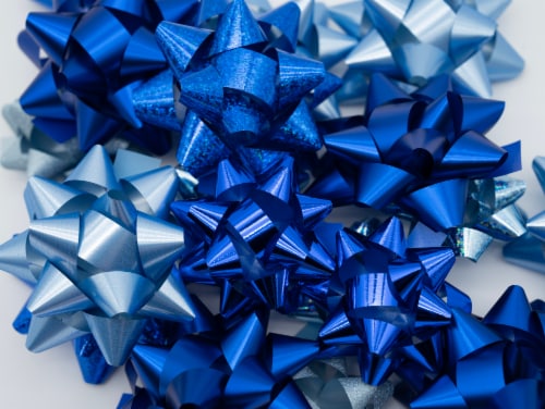 Holiday Home® Gift Bow Multi Pack Blue Perspective: right