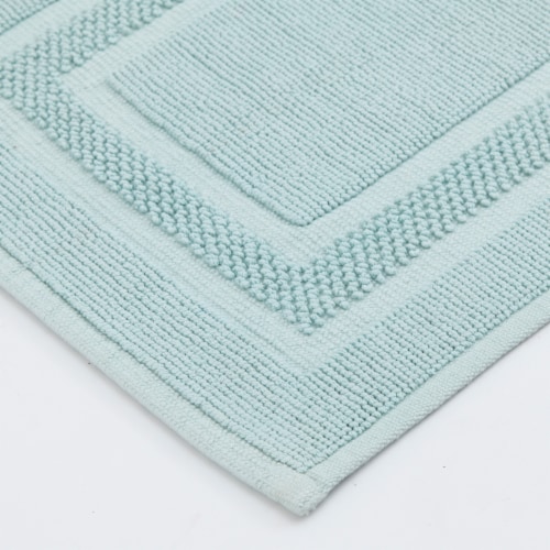 HD Designs Antimicrobial Bath Mat - Light Blue Perspective: right