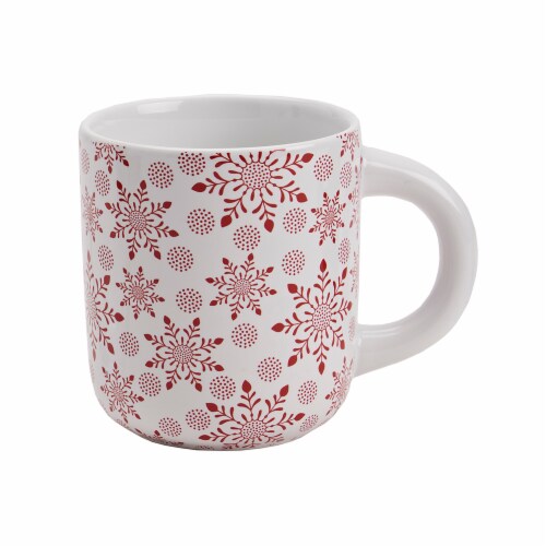 Holiday Home Jingle All The Way Wine Glass and Snowflake Mug - Set of 2 Perspective: right