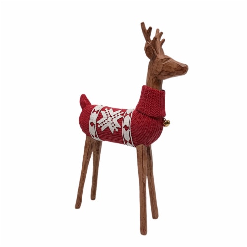 Holiday Home Reindeer with Red Sweater Perspective: right