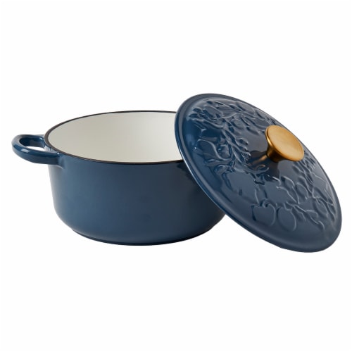 SDS for HD Designs 3.5 Quart Enameled Cast Iron Dutch Oven With Embossed Lid Perspective: right