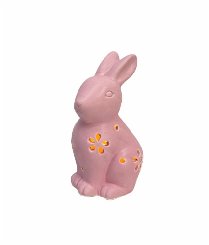 Holiday Home Light Up Pink Easter Bunny Decor 1 ct Gerbes Super Markets