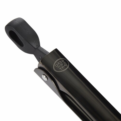 Dash of That® Nylon Tip Stainless Steel Tongs Perspective: right