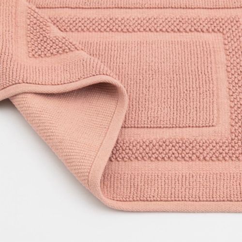 HD Designs Antimicrobial Bath Rug - Pink Perspective: right