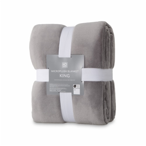HD Designs® Microplush Blanket - Grey Perspective: right