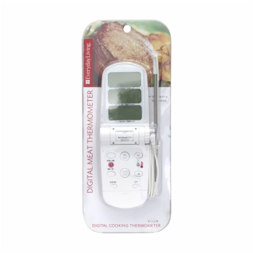 Everyday Living Digital Meat Thermometer with Probe Perspective: right