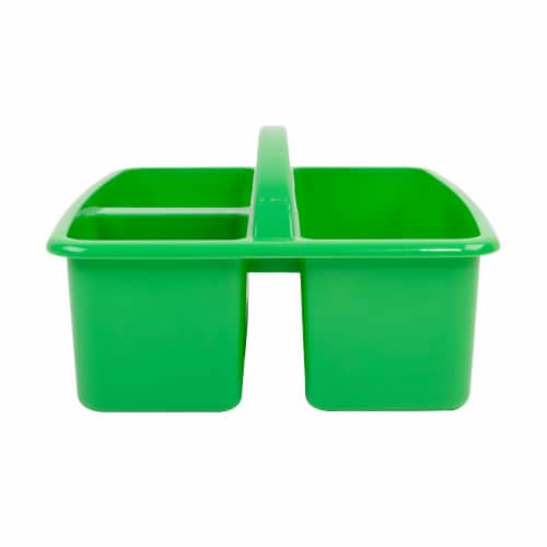 Office Works 3 Compartment Caddy - Green Perspective: right