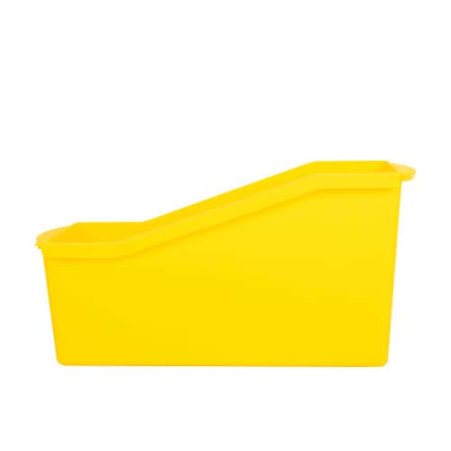 Office Works Magazine Holder - Yellow Perspective: right
