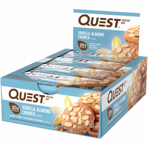 Quest Vanilla Almond Crunch Flavor Protein Bars, 12 ct / 2.12 oz Kroger
