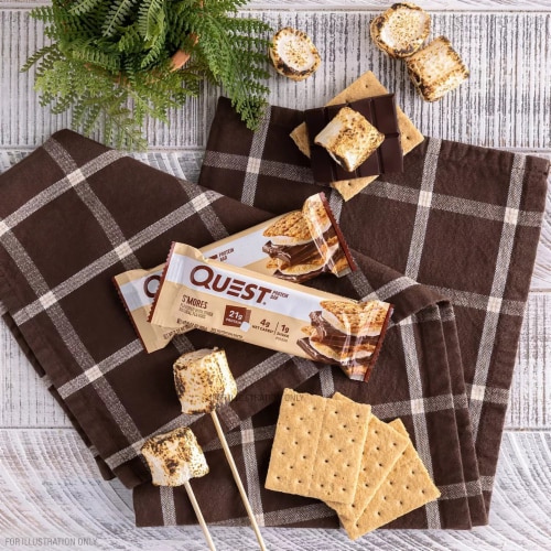 Quest S'mores Protein Bars Perspective: right