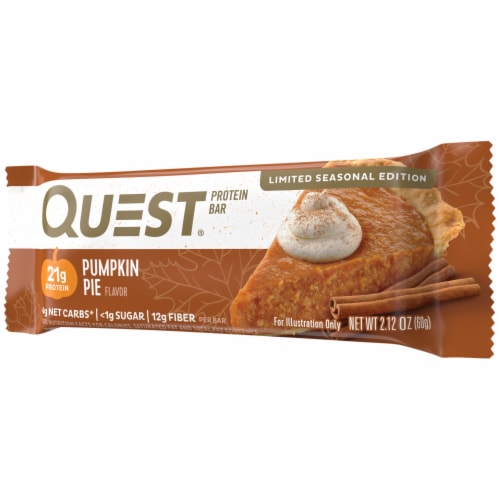 Quest® Pumpkin Pie Protein Bars Perspective: right