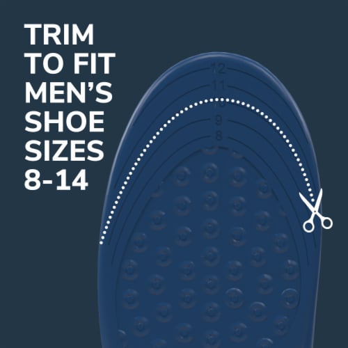 Dr. Scholl's® Pain Relief Plantar Fasciitis Men's Insoles Perspective: right
