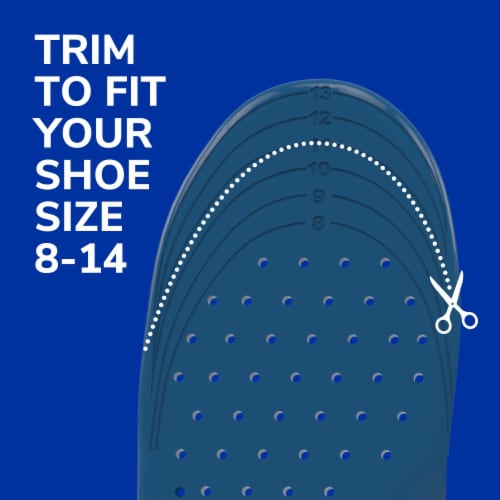 Dr. Scholl's® Pain Relief Orthotics for Heavy Duty Support Men's Insoles Perspective: right
