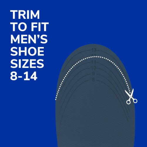 Dr. Scholl's® Men's Energizing Comfort™ Massaging Gel Insoles Perspective: right