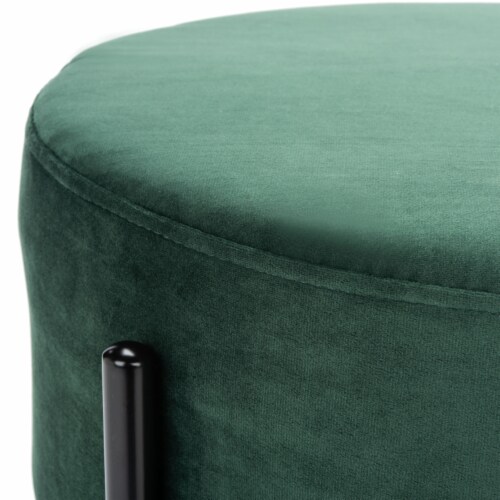 Safavieh OTT6202A 19.5 x 19.5 x 18 in. Lisbon Round Ottoman