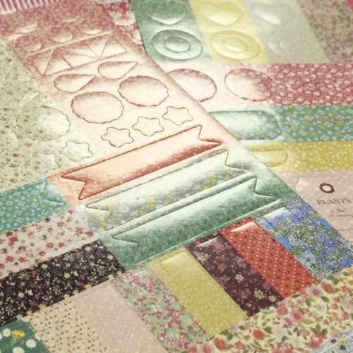 Wrapables Decorative Sticker Set for Stationery in Various Shapes Perspective: right