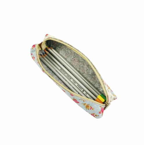 Wrapables Trendy Food Pencil Case and Stationery Pouches (Set of 3), Pink Perspective: right