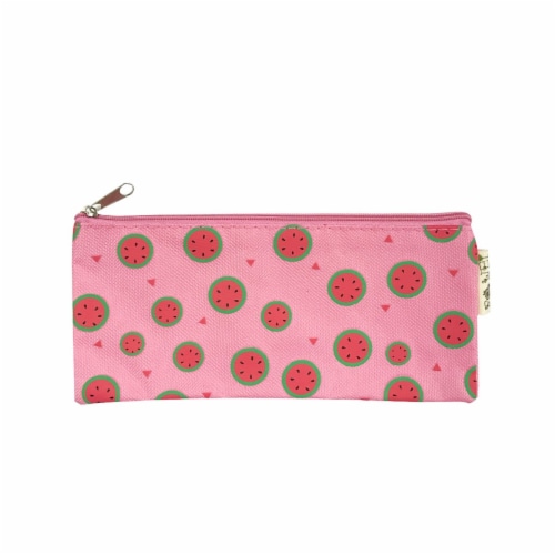 Wrapables Trendy Food Pencil Case and Stationery Pouches (Set of 3), Watermelon Perspective: right