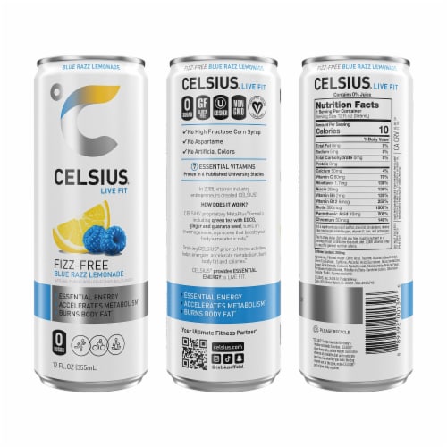 CELSIUS® Fizz Free Energy Drink Variety Pack Perspective: right