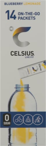 Celsius® Blueberry Lemon Paackets Perspective: right