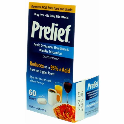 Prelief Dietary Supplement - 60 Capsules Perspective: right