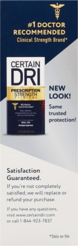Certain Dri® Clinical Strength Roll On Anti-Perspirant Perspective: right