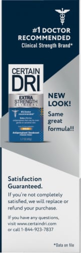 Certain Dri® Extra Strength Solid Antiperspirant Perspective: right