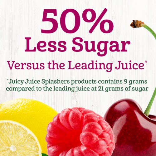 Juicy Juice Splashers Organic Juice Berry Lemonade Perspective: right