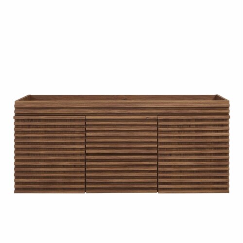 Render 48 Wall-Mount Bathroom Vanity Cabinet-EEI-5867-CHA walnut Perspective: right