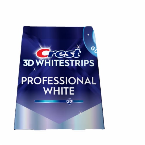 Crest 3D No Slip Whitestrips Professional Effects Teeth Whitening Kit 20 ea