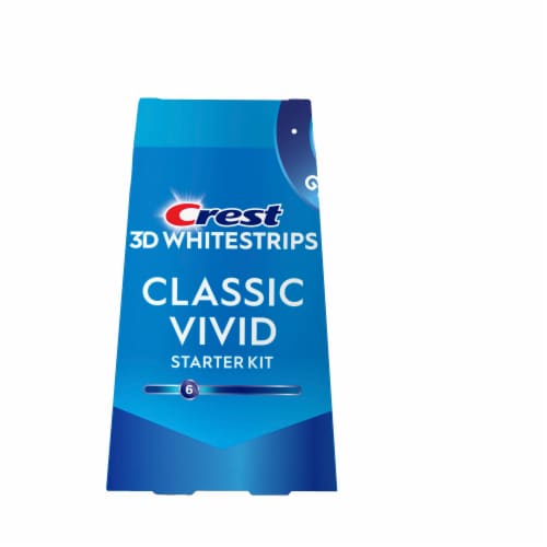 Crest 3D Whitestrips Classic Vivid At-home Teeth Whitening Kit Perspective: right