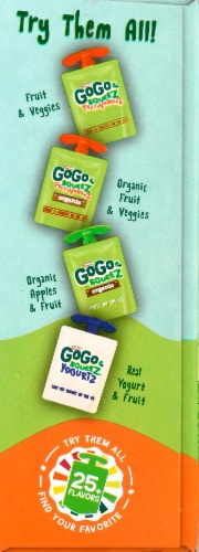 GoGo Squeez Apple Mango Applesauce Perspective: right