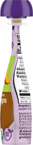 Plum Organics® Stage 1 Just® Mangos Organic Baby Food Pouch Perspective: right
