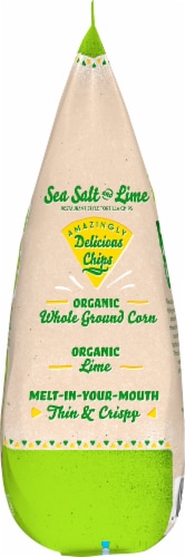 Late July Organic Sea Salt & Lime Restaurant Style Tortilla Chips Perspective: right