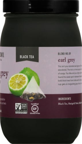Paromi Earl Grey Black Full Leaf Tea Sachets Perspective: right