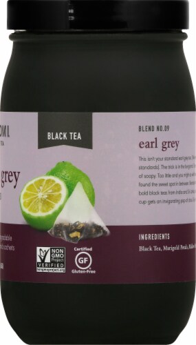 Paromi Earl Grey Black Full Leaf Tea Sachets Perspective: right